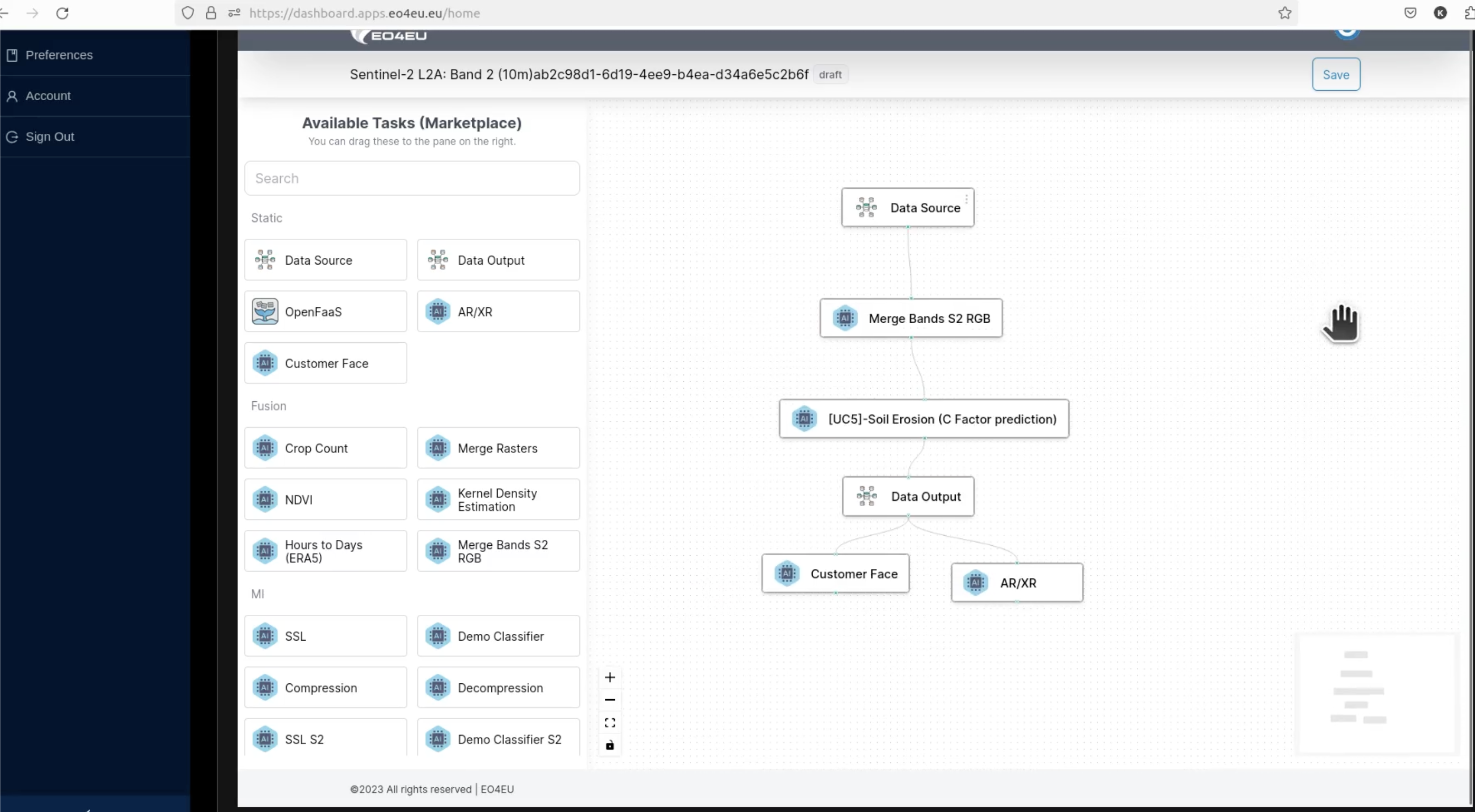 Functionalities