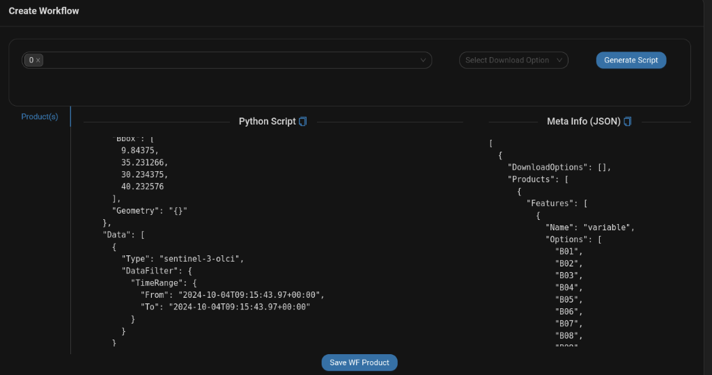 Data Extraction (Sea state B21 BANDS – SENTINEL3 CLI) 